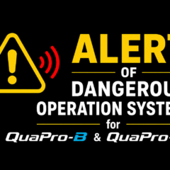Alert of Dangerous Operation<br>( Opt : QuaPro-B & QuaPro-R )